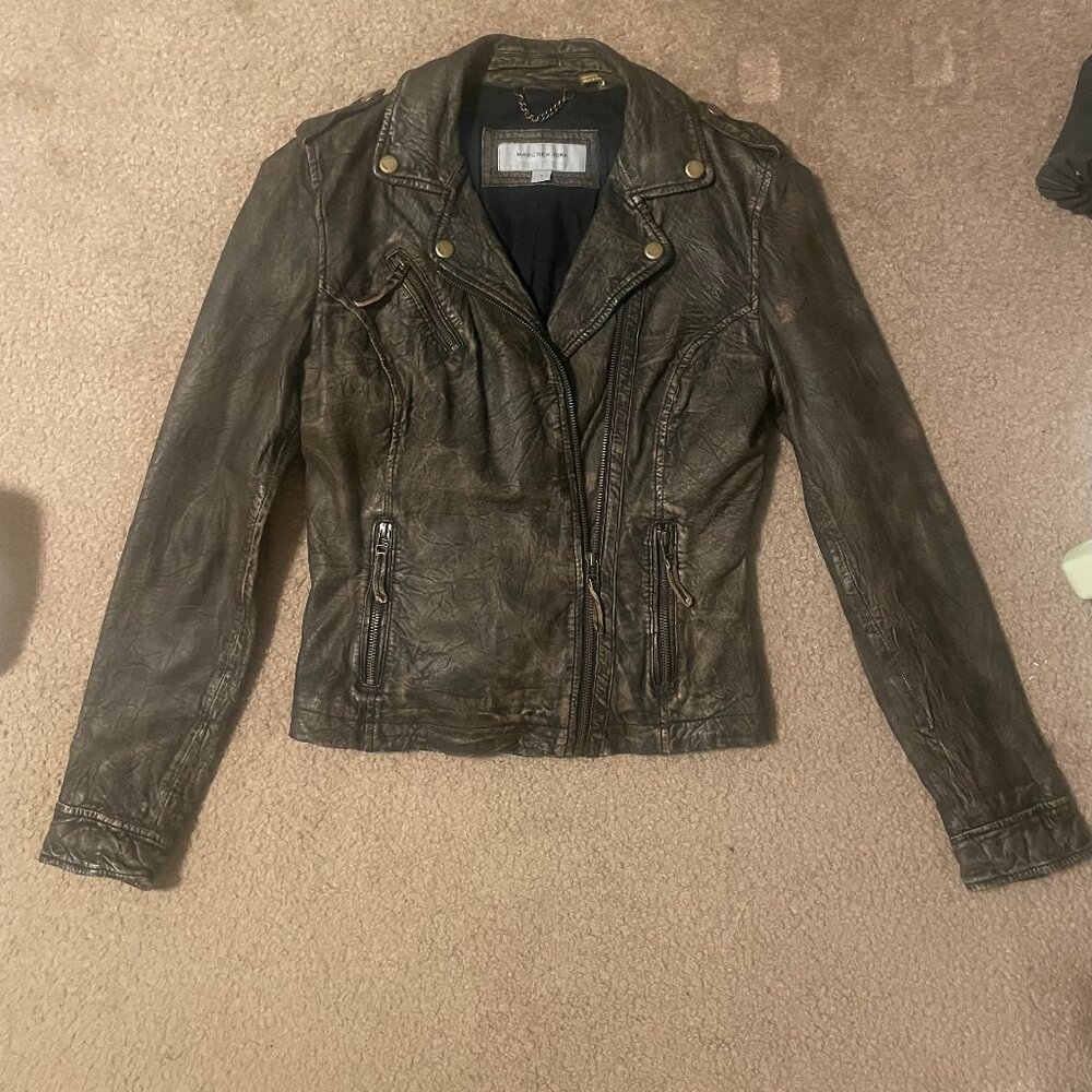 Brown Vintage Leather Jacket